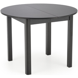 Обеденный набор Halmar Ringo 102/142x102cm Black + Clarion 2 Black/Beige (1+4) Thumb