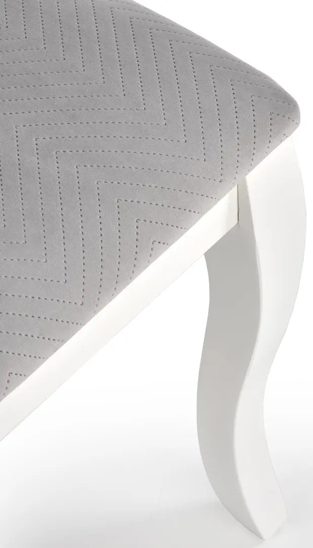 Set de sufragerie Halmar Ringo 102/142x102cm White + Velo White/Gray (1+4)