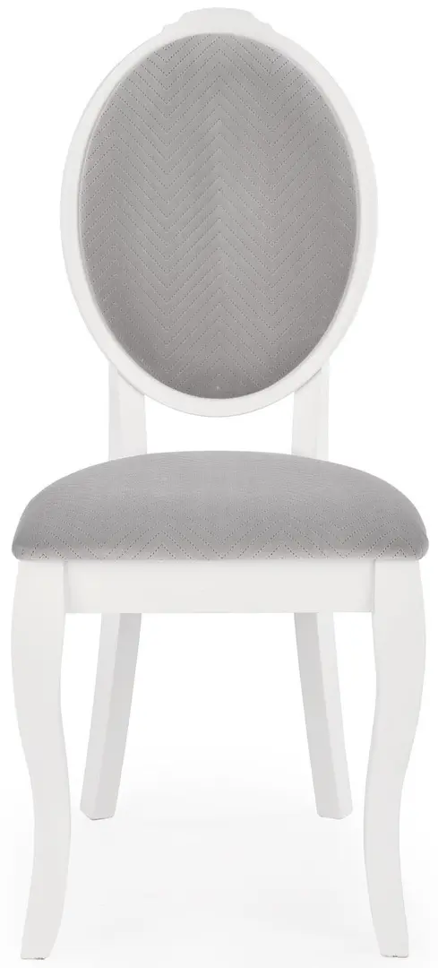 Set de sufragerie Halmar Ringo 102/142x102cm White + Velo White/Gray (1+4)