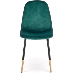 Обеденный набор Halmar Tripolis Golden Oak/Black + K379 Dark Green/Black/Gold (1+4) Thumb