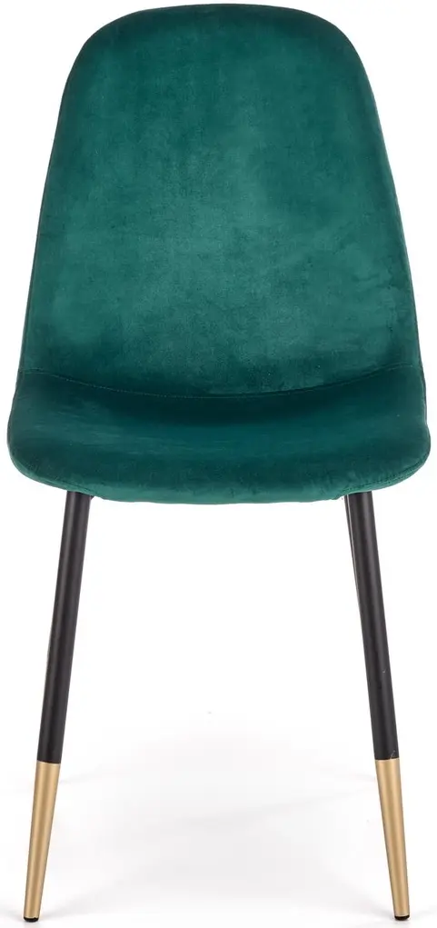 Обеденный набор Halmar Tripolis Golden Oak/Black + K379 Dark Green/Black/Gold (1+4)