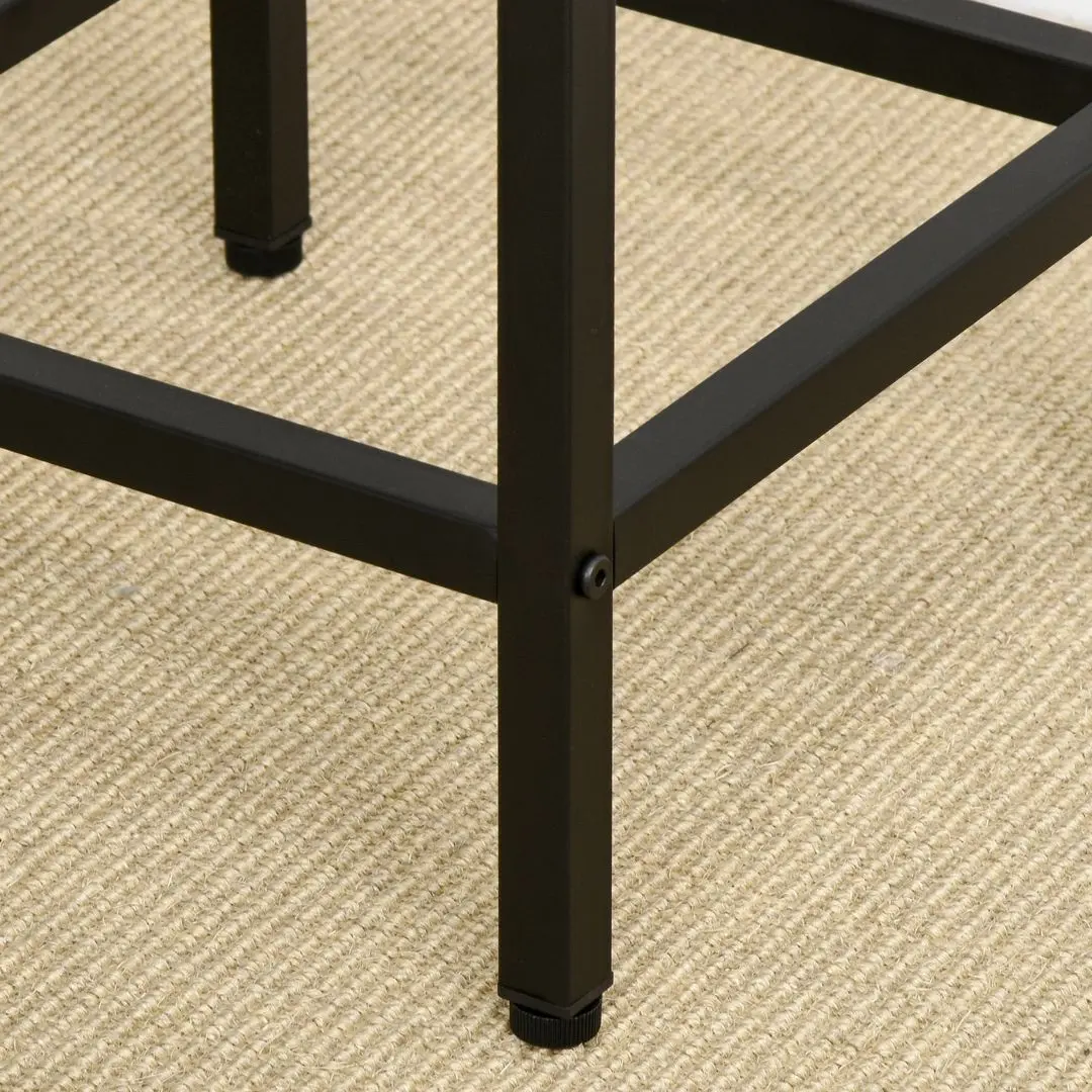 Set masa scaune Homcom 835-337V00ND 100 cm 1+4 (Black/Wood)