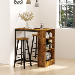 Обеденный набор Homcom 835-489V80RB (Rustic Brown)