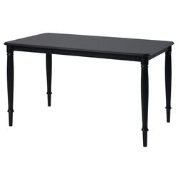 Set masa scaune Ikea Danderyd/Bergmund/Gunnared 130cm 1+4 (Negru/Gri mediu) Thumb
