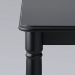 Set masa scaune Ikea Danderyd/Bergmund/Gunnared 130cm 1+4 (Negru/Gri mediu) Thumb