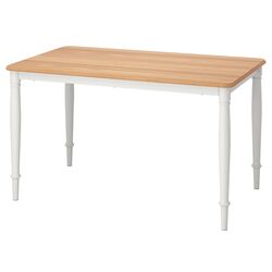 Set masa scaune Ikea Danderyd/Ingolf 130x80cm 1+4 (Furnir stejar/Alb) Thumb