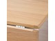 Set masa scaune Ikea Danderyd/Ingolf 74/134x80cm 1+2 (Furnir stejar/Alb)