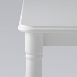 Set de sufragerie Ikea Danderyd/Skogsta 130cm 1+4 (Alb/Acacia) Thumb