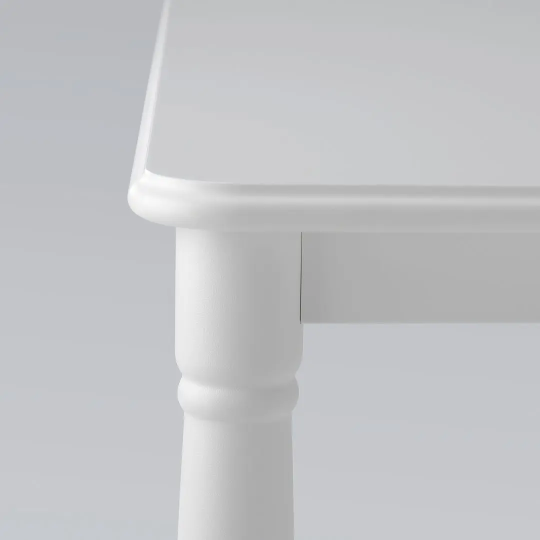 Set de sufragerie Ikea Danderyd/Skogsta 130cm 1+4 (Alb/Acacia) - 7