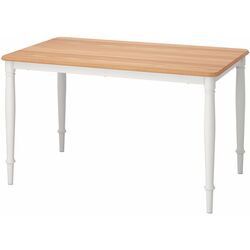 Set masa scaune Ikea Danderyd/Skogsta 130cm 1+4 (Furnir stejar/Alb/Acacia) Thumb