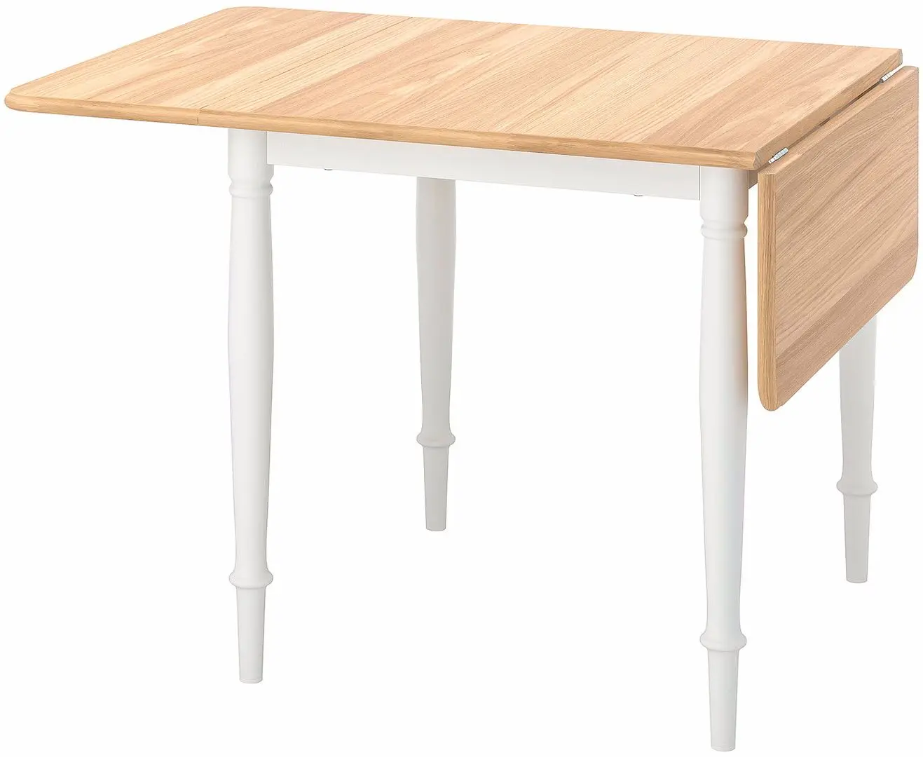 Set masa scaune Ikea Danderyd/Skogsta 74x134/80cm 1+2 (Furnir Stejar/Alb/Acacia)