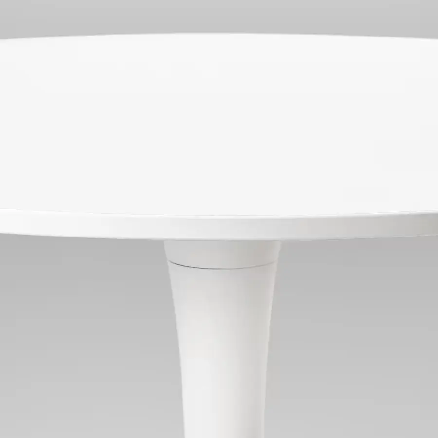 Set masa scaune Ikea Docksta/Odger 103cm Alb/Antracit (1+4) - 2