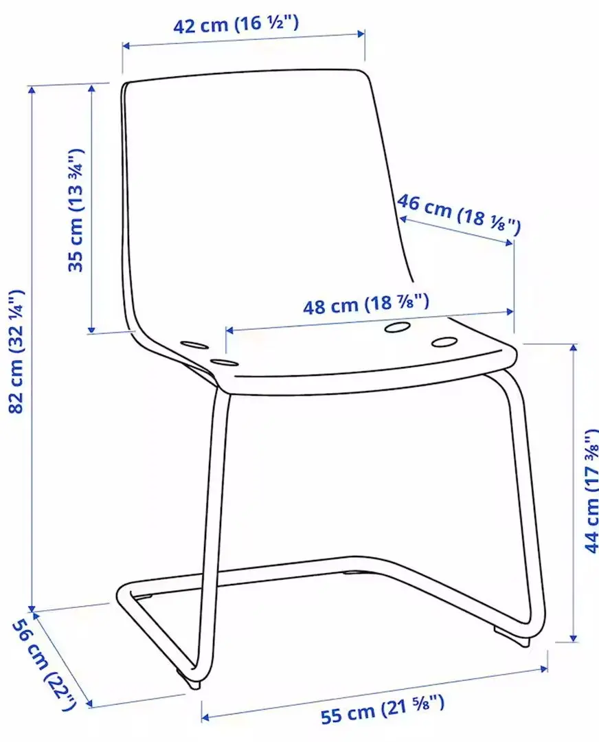 Обеденный набор Ikea Docksta/Tobias 103см 1+4 (Белый/Прозрачный/Хром)