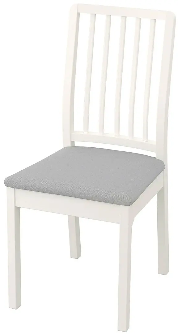 Set masa scaune Ikea Ekedalen/Orrsta 80/120cm 1+2 (Alb/Gri) - 4