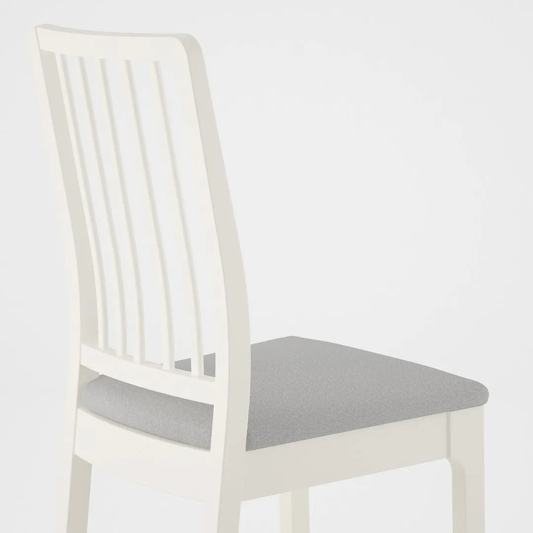 Set masa scaune Ikea Ekedalen/Orrsta 80/120cm 1+2 (Alb/Gri) - 5