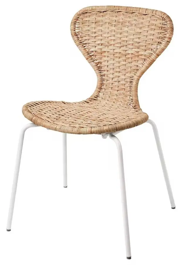 Set de sufragerie Ikea Ekedalen/Alvsta 120/180x80 1+4 (Alb/Ratan) - 4