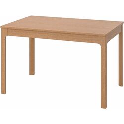 Обеденный набор Ikea Ekedalen/Alvsta 120/180см 1+4 (Дуб/Ротанг/Хром) Thumb