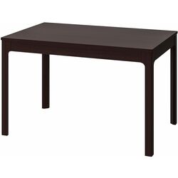 Set masa scaune Ikea Ekedalen/Alvsta 120/180cm 1+4 (Maro inchis/Ratan/Negru) Thumb