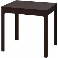 Set masa scaune Ikea Ekedalen/Alvsta 80/120cm 1+2 (Maro inchis/Ratan/Negru) Thumb