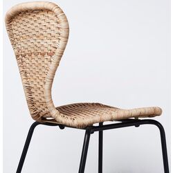 Set masa scaune Ikea Ekedalen/Alvsta 80/120cm 1+2 (Maro inchis/Ratan/Negru) Thumb