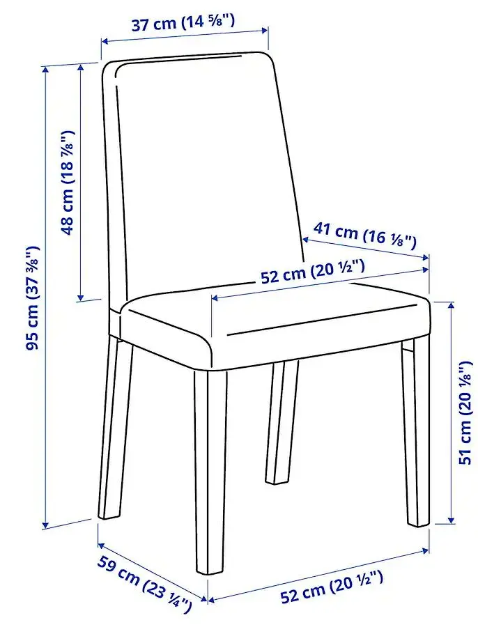 Set masa scaune Ikea Ekedalen/Bergmund 120x180 Alb/Ljungen Verde Deschis (1+4) - 8