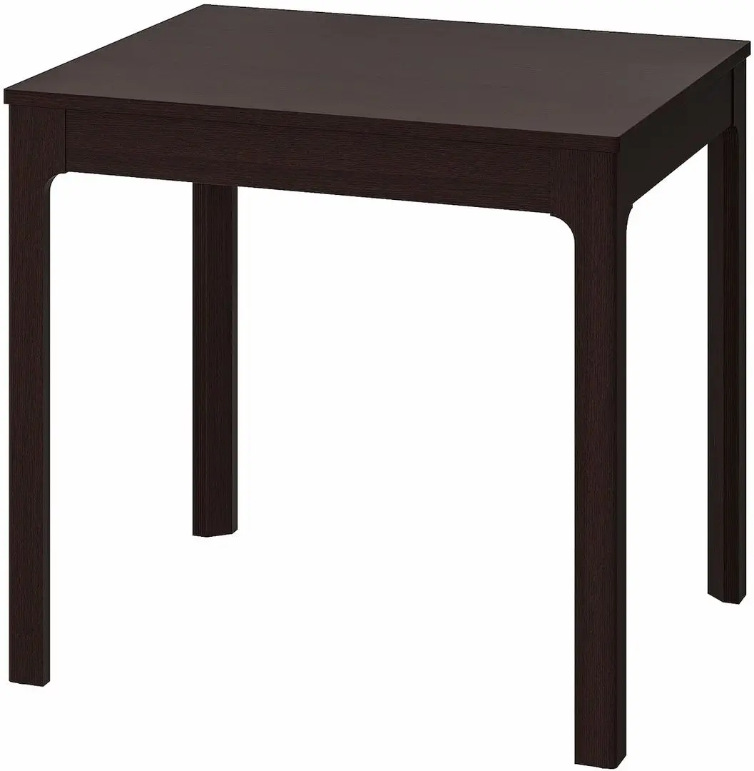 Set masa scaune Ikea Ekedalen/Karlpetter/Gunnared 80/120cm 1+2 (Maro inchis/Verde deschis/Negru) - 3