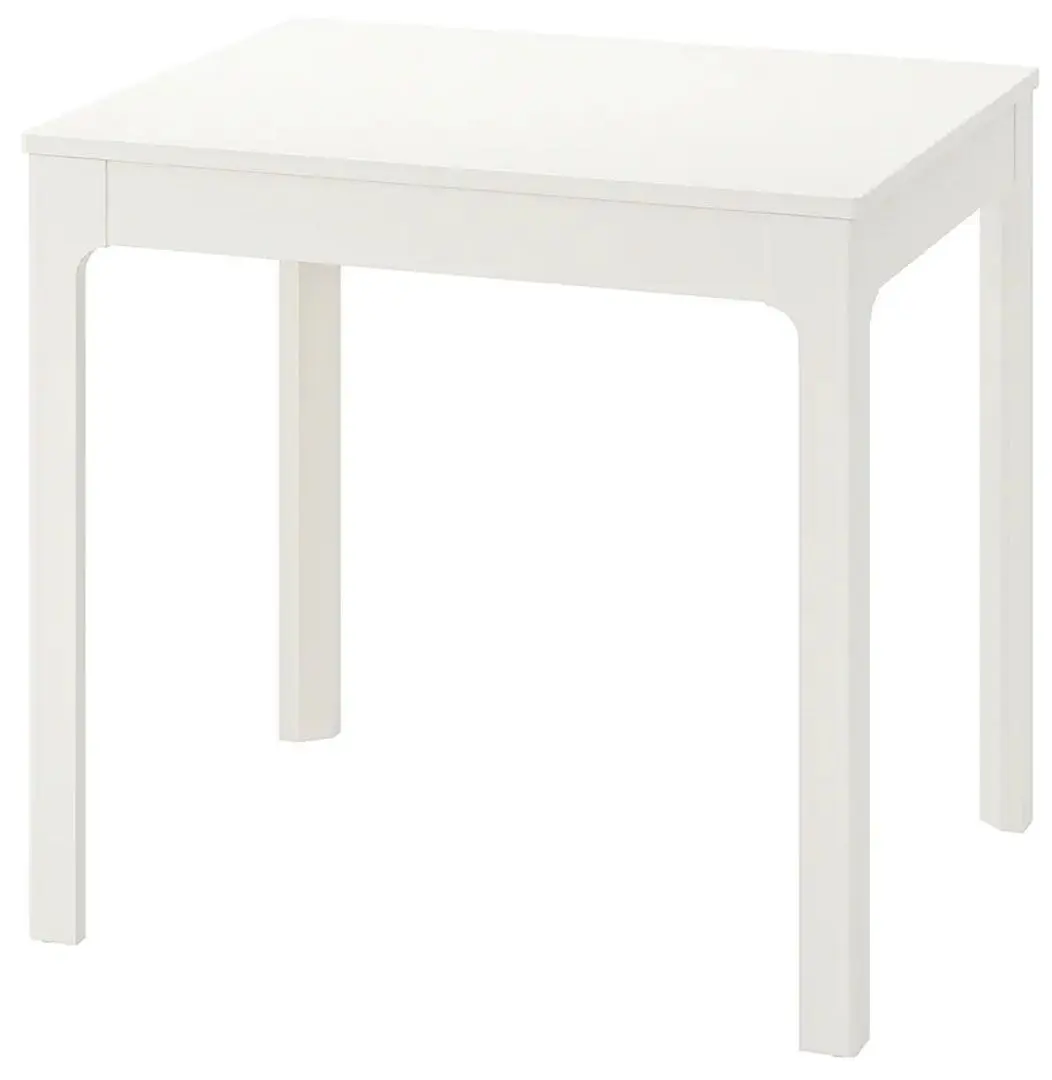 Обеденный набор Ikea Ekedalen/Kattil/Knisa 80/120см 1+2 (Белый/Серый)