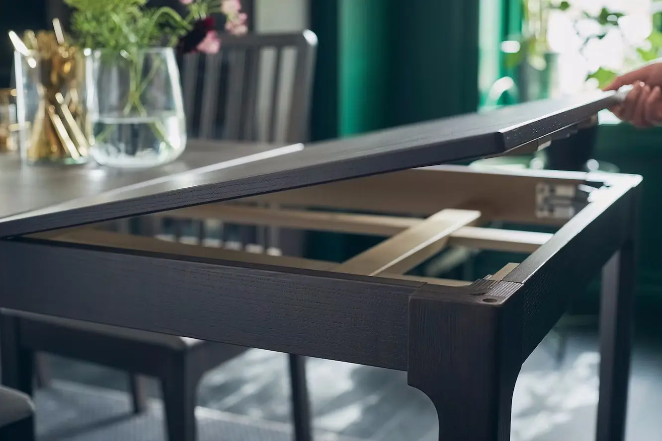 Обеденный набор Ikea Ekedalen/Krylbo/Tonerud 120/180см 1+4 (Темно-коричневый/Темно-бежевый) - 8