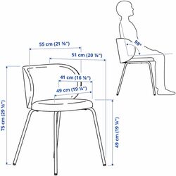 Обеденный набор Ikea Ekedalen/Krylbo/Tonerud 120/180см 1+4 (Темно-коричневый/Темно-бежевый) Thumb