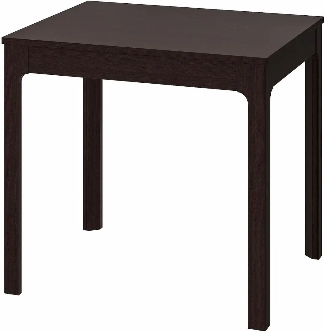 Обеденный набор Ikea Ekedalen/Krylbo/Tonerud 80/120см 1+2 (Темно-коричневый/Темно-бежевый) - 3