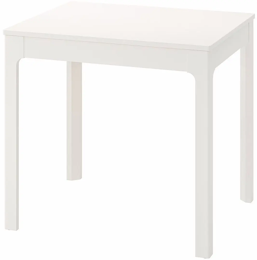 Set masa scaune Ikea Ekedalen/Lidas 80/120cm 1+2 (Alb)