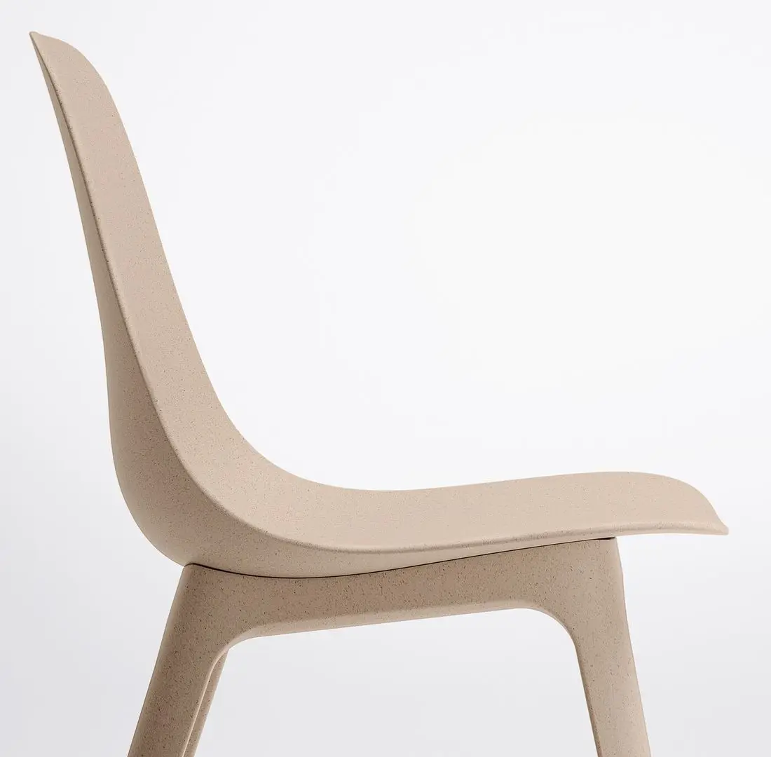 Set de sufragerie Ikea Ekedalen/Odger 120/180cm 1+4 (Maro/Bej) - 6