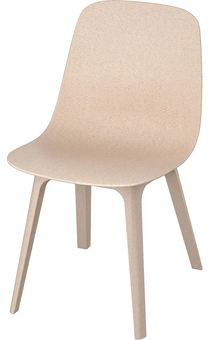 Set masa scaune Ikea Ekedalen/Odger 80/120cm 1+2 (Stejar/Bej) - 4