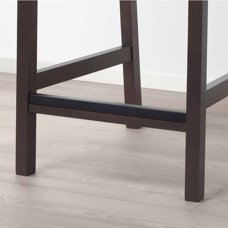 Обеденный набор Ikea Ekedalen/Orrsta 120см 1+4 (Темно-коричневый/Серый)