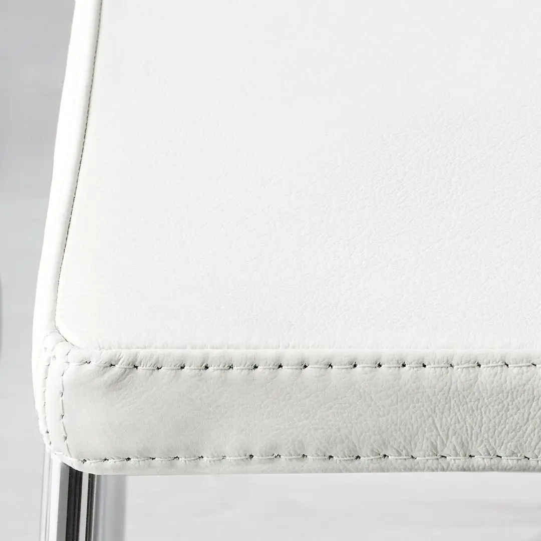 Set masa scaune Ikea Glivarp/Bernhard 125х85 Transparent/Mjuk Alb (1+4) - 3