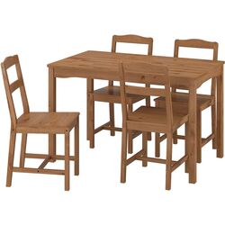 Set masa scaune Ikea Hagernas 1+4 (Aspect pin antichizat) Thumb
