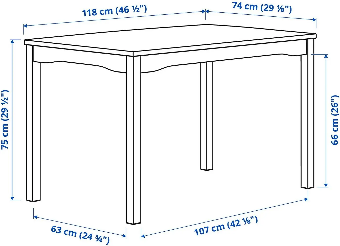 Set masa scaune Ikea Hagernas 1+4 (Aspect pin antichizat)