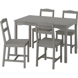 Set masa scaune Ikea Hauga 118x74 1+4 (Gri) Thumb