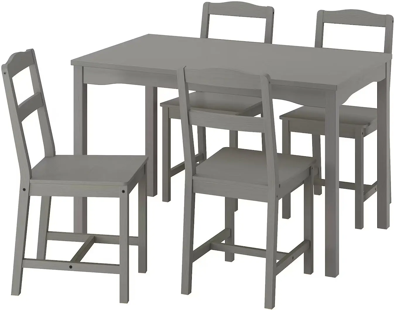 Set masa scaune Ikea Hauga 118x74 1+4 (Gri)