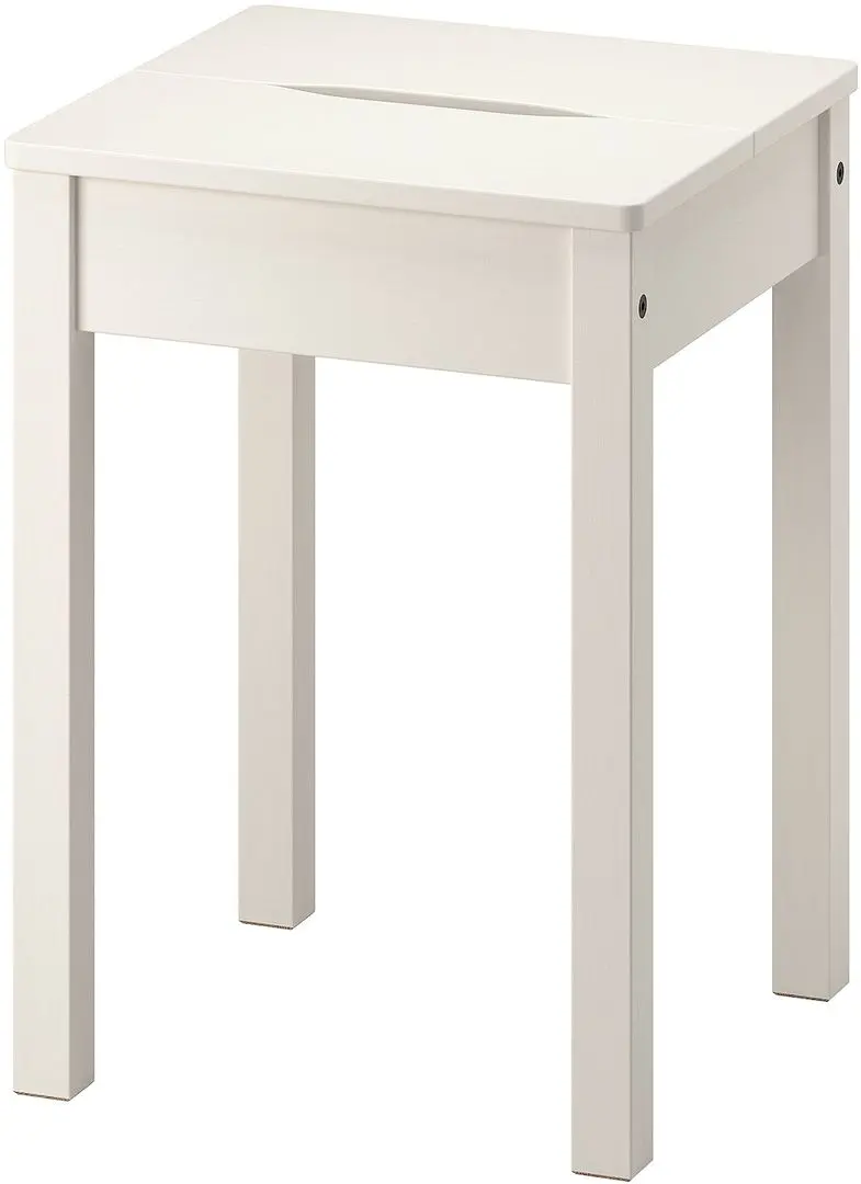 Set masa scaune Ikea Hauga 55/82/109x74 1+2 (Alb)