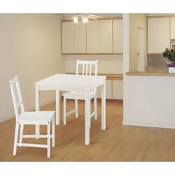 Set masa scaune Ikea Hauga 74x74 1+2 (Alb)