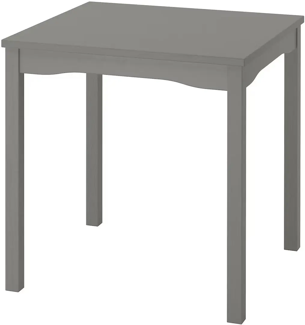 Обеденный набор Ikea Hauga 74x74 1+2 (Серый)