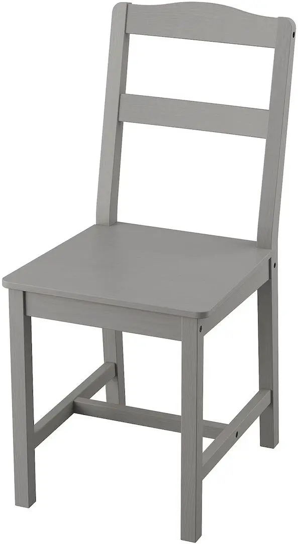 Обеденный набор Ikea Hauga 74x74 1+2 (Серый)