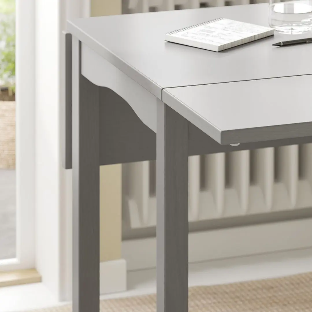 Set masa scaune Ikea Hauga/Frosvi 55/82/109x74 1+2 (Gri/Negru)