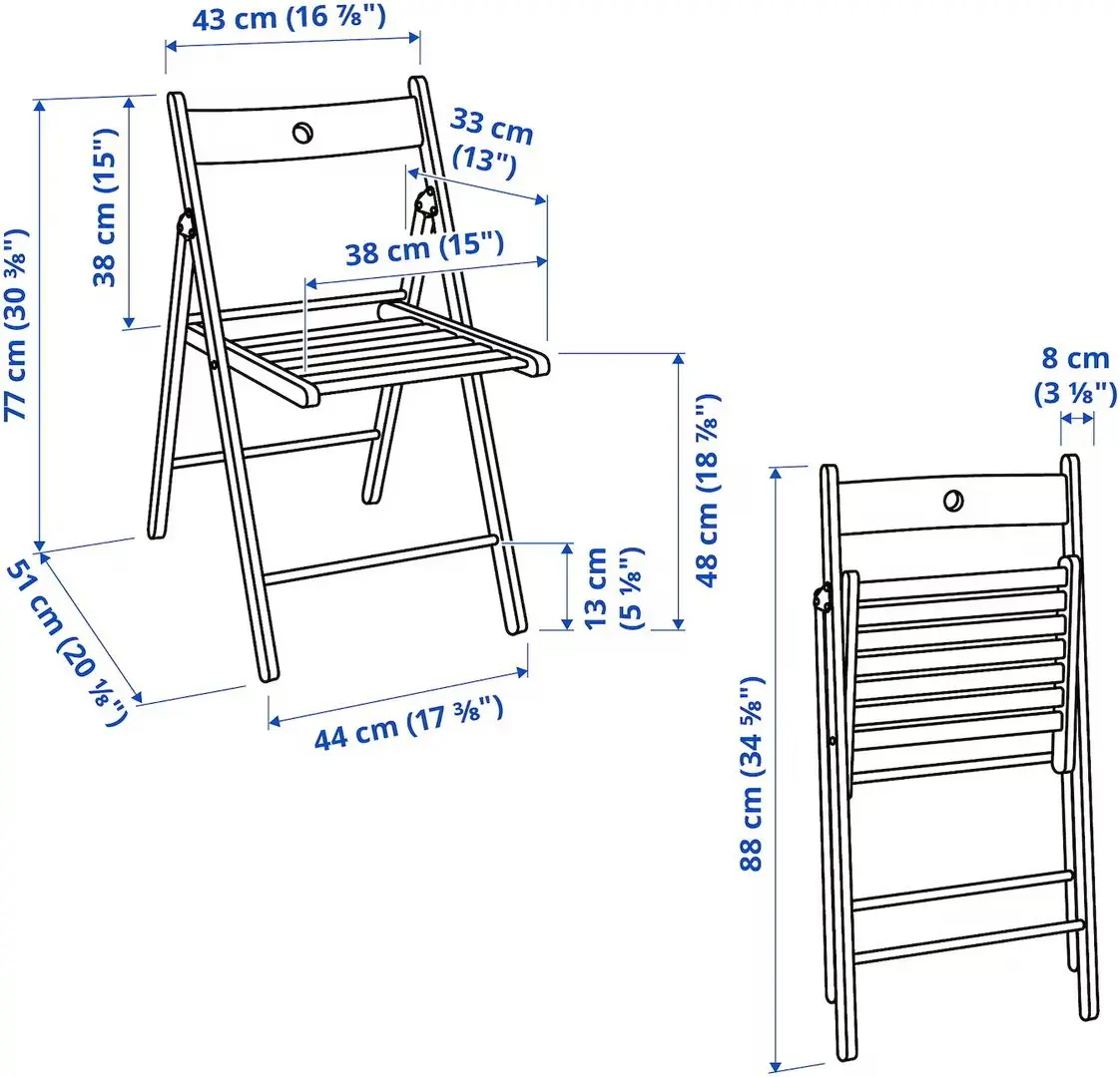 Set masa scaune Ikea Hauga/Frosvi 55/82/109x74 1+2 (Gri/Negru)