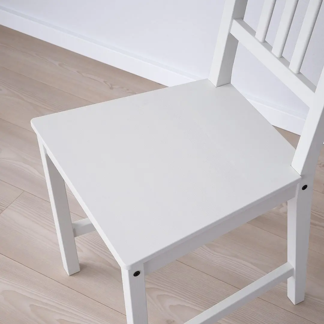 Set masa scaune Ikea Hauga/Stefan 74x74 1+2 (Alb)