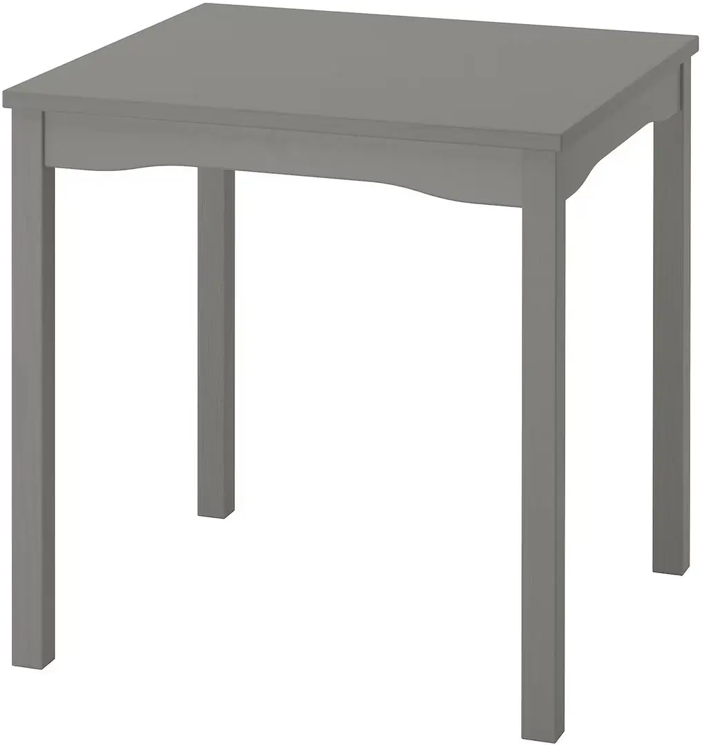 Set masa scaune Ikea Hauga/Stefan 74x74 1+2 (Gri/Negru-maro)