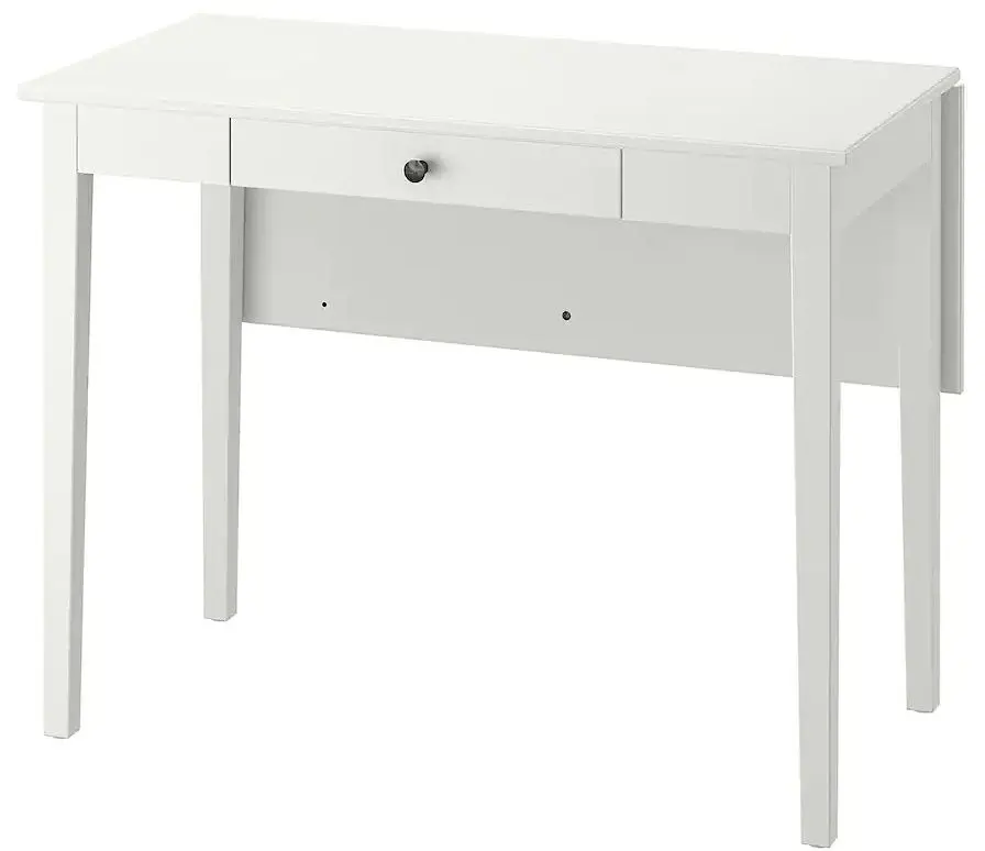 Set masa scaune Ikea Idanas/Ingolf/Hallarp 1+1 (Alb/Bej) - 3