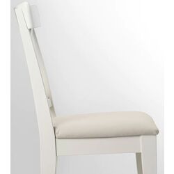 Set masa scaune Ikea Idanas/Ingolf/Hallarp 1+1 (Alb/Bej) Thumb