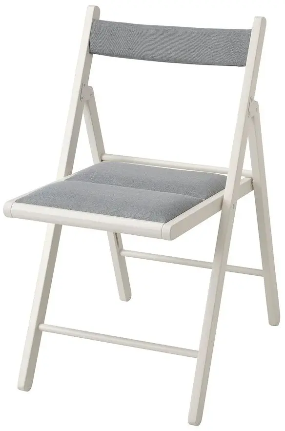 Set masa scaune Ikea Idanas/Terje Alb/Knisa Gri (1+1) - 5